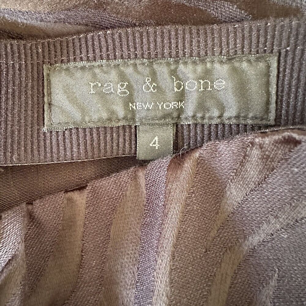 Rag & Bone Simone Pants Zebra Print Jacquard Blac… - image 8